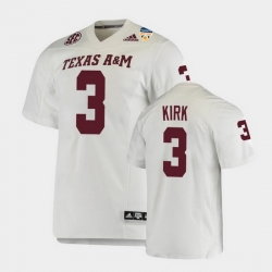 Men Texas A&M Aggies Christian Kirk 2021 Orange Bowl College Football White Jersey