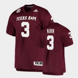 Men Texas A&M Aggies Christian Kirk Alumni Football Game Maroon Jersey