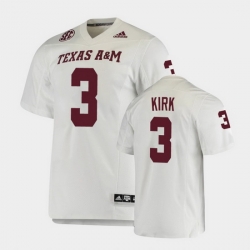 Men Texas A&M Aggies Christian Kirk College Football White Premier Jersey