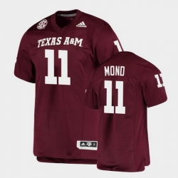 Men Texas A&M Aggies Kellen Mond Alumni Football Game Maroon Jersey
