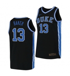 Duke Blue Devils Joey Baker Black Replica Men'S Jersey