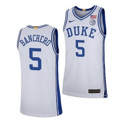 Duke Blue Devils Paolo Banchero College Basketball 2021 22 Limited Jersey