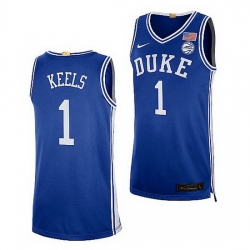 Duke Blue Devils Trevor Keels Royal College Basketball 2021 22Authentic Jersey