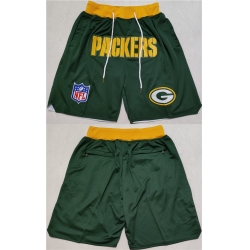 Men Green Bay Packers Navy Shorts