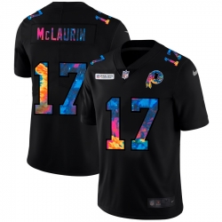 Washington Redskins 17 Terry McLaurin Men Nike Multi Color Black 2020 NFL Crucial Catch Vapor Untouchable Limited Jersey