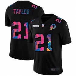 Washington Redskins 21 Sean Taylor Men Nike Multi Color Black 2020 NFL Crucial Catch Vapor Untouchable Limited Jersey