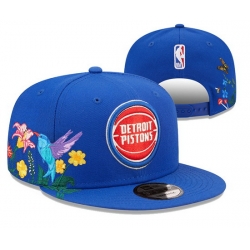 Detroit Pistons NBA Snapback Cap 004