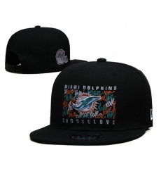Miami Dolphins Snapback Hat 24E01