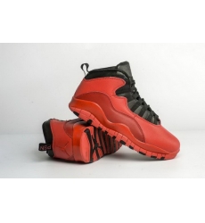 Air Jordan 10 Retro Men Shoes Red Black