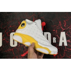 Air Jordan 13 Fred Jones Pacers PE White Yellow Cheap Sale