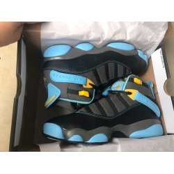 Air Jordan 13 Retro Low Men Shoes Black Blue Yellow Shoes