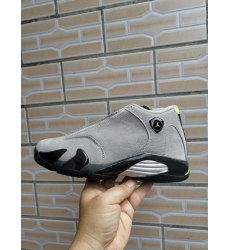 Air Jordan 14 Retro Grey Green Low Cut Men Shoes