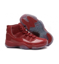 Air Jordan 11 GS Burgundy Red Women Shoes