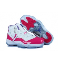 Air Jordan 11 Shoes 2014 Womens Grade AAA White Red