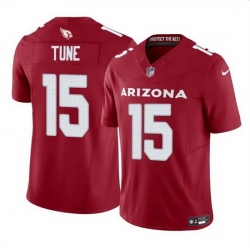 Men Arizona Cardinals 15 Clayton Tune Red 2023 F U S E  Vapor Untouchable Limited Stitched Football Jersey