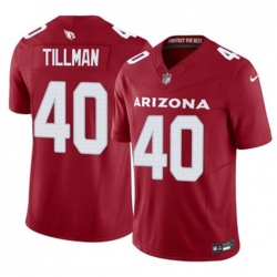 Men Arizona Cardinals 40 Pat Tillman Red 2024 F U S E Vapor Untouchable Limited Stitched