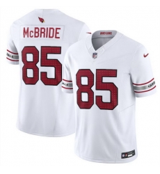 Men Arizona Cardinals 85 Trey McBride White 2024 F U S E  Vapor Untouchable Limited Stitched Jersey