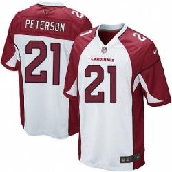 Men Nike Arizona Cardinals 21 Patrick Peterson Game White NFL Jersey