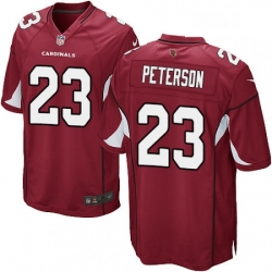 Men Nike Arizona Cardinals 23 Adrian Peterson Game Red Team Color NFL Jersey