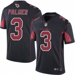 Men Nike Arizona Cardinals 3 Carson Palmer Elite Black Rush Vapor Untouchable NFL Jersey