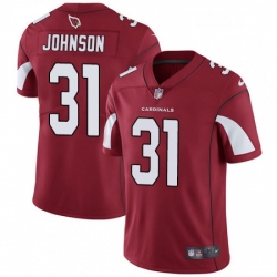 Men Nike Arizona Cardinals 31 David Johnson Red Team Color Vapor Untouchable Limited Player NFL Jersey