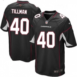 Men Nike Arizona Cardinals 40 Pat Tillman Game Black Alternate NFL Jersey