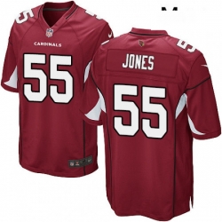 Men Nike Arizona Cardinals 55 Chandler Jones Game Red Team Color NFL Jersey