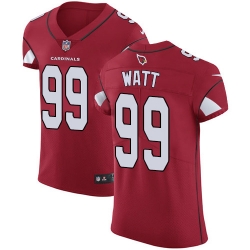 Men Nike Arizona Cardinals 99 J J  Watt Red Team Color Men Stitched NFL Vapor Untouchable Elite Jersey