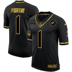 Nike Arizona Cardinals 1 Kyler Murray Black Gold 2020 Salute To Service Limited Jersey