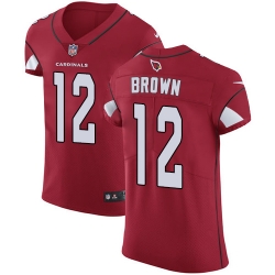 Nike Cardinals #12 John Brown Red Team Color Mens Stitched NFL Vapor Untouchable Elite Jersey