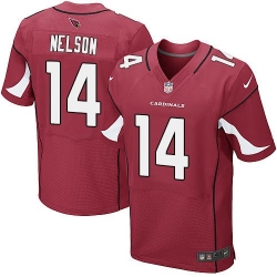 Nike Cardinals #14 J J  Nelson Red Team Color Mens Stitched NFL Elite Jersey