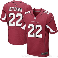 Nike Cardinals #22 Tony Jefferson Red Team Color Mens Stitched NFL Elite Jersey