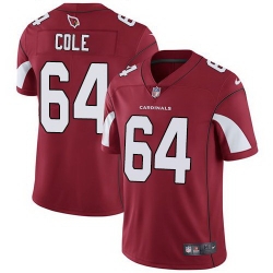 Nike Cardinals 64 Mason Cole Red Vapor Untouchable Limited Jersey