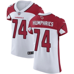 Nike Cardinals #74 D J Humphries White Mens Stitched NFL Vapor Untouchable Elite Jersey