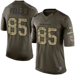 Nike Cardinals #85 Darren Fells Green Mens Stitched NFL Limited Salute to Service Jersey