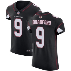 Nike Cardinals #9 Sam Bradford Black Alternate Mens Stitched NFL Vapor Untouchable Elite Jersey