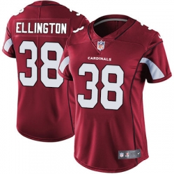 Nike Cardinals #38 Andre Ellington Red Team Color Womens Stitched NFL Vapor Untouchable Limited Jersey