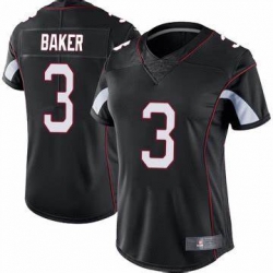 Women Arizona Cardinals #3 Budda Baker Black Vapor limited Jersey