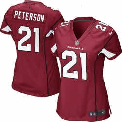 Womens Nike Arizona Cardinals 21 Patrick Peterson Game Red Team Color NFL Jersey