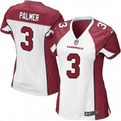 Womens Nike Arizona Cardinals 3 Carson Palmer Game White NFL Jersey