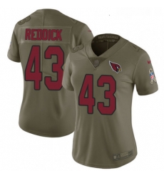 Womens Nike Arizona Cardinals 43 Haason Reddick Limited Olive 2017 Salute to Service NFL Jersey