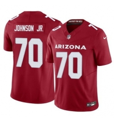 Youth Arizona Cardinals Paris Johnson #70 Red 2024 F U S E Vapor Untouchable Limited Stitched