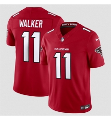 Men Atlanta Falcons 11 Jalon Walker Red 2026 New F U S E Vapor Untouchable Limited Stitched Football Jersey Men Atlanta Falcons 11 Jalon Walker Red 2026 New F U S E Vapor Untouchable Limited Stitched Football Jersey