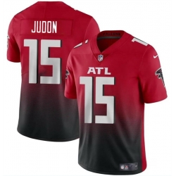 Men Atlanta Falcons 15 Matthew Judon Red Black Vapor Untouchable Limited Stitched Football Jersey