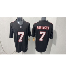 Men Atlanta Falcons 7 Bijan Robinson Black F U S E Vapor Untouchable Limited Stitched Football Jersey Men Atlanta Falcons 7 Bijan Robinson Black F U S E Vapor Untouchable Limited Stitched Football Jersey