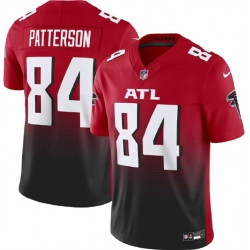 Men Atlanta Falcons 84 Cordarrelle Patterson Red Black 2023 F U S E  Vapor Untouchable Limited Stitched Football Jersey