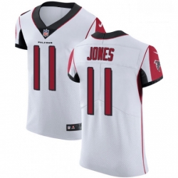 Men Nike Atlanta Falcons 11 Julio Jones White Vapor Untouchable Elite Player NFL Jersey