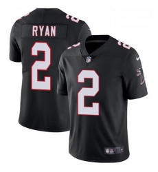 Men Nike Atlanta Falcons 2 Matt Ryan Black Alternate Vapor Untouchable Limited Player NFL Jersey