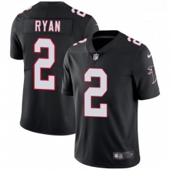 Men Nike Atlanta Falcons 2 Matt Ryan Black Alternate Vapor Untouchable Limited Player NFL Jersey