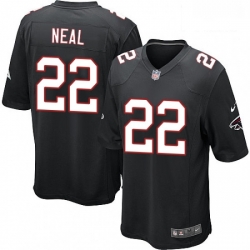 Men Nike Atlanta Falcons 22 Keanu Neal Game Black Alternate NFL Jersey